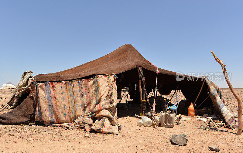 贝都因人的帐篷,撒哈拉沙漠