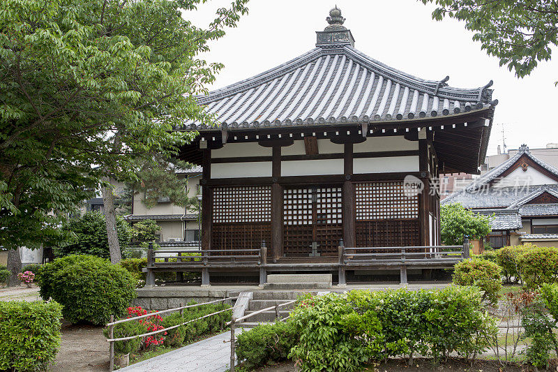 日本京都百幡本细寺建筑