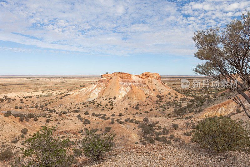 澳大利亚南部内陆的彩色沙漠。