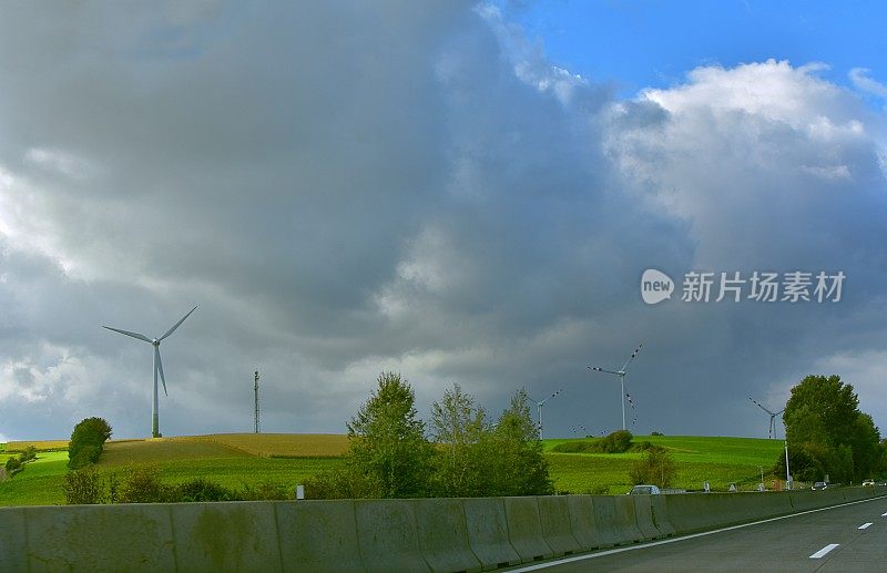 风力发电景观公路