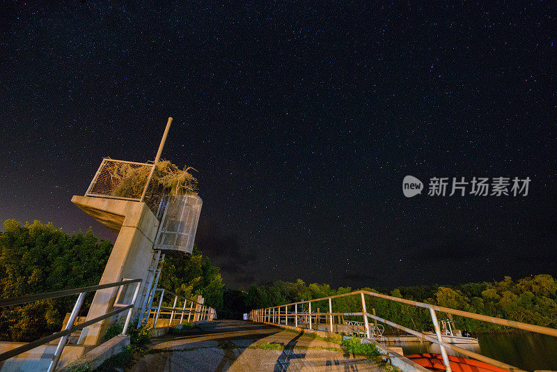 夜景迈阿密达德佛罗里达大沼泽地国家公园