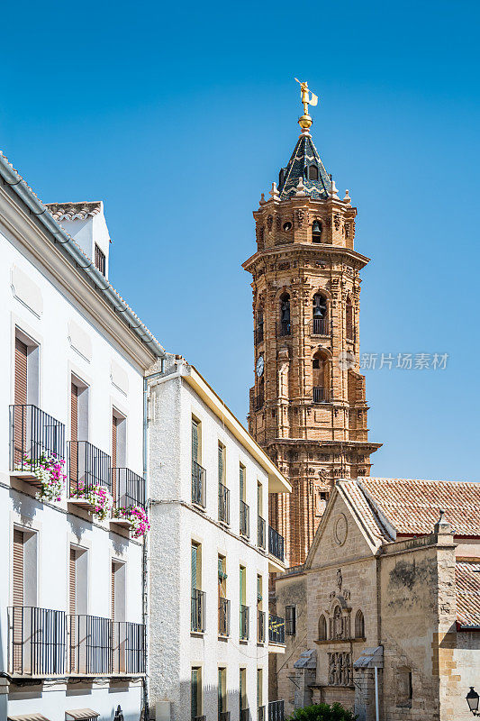 西班牙安达卢西亚安特奎拉的老城和圣塞巴斯蒂安教堂