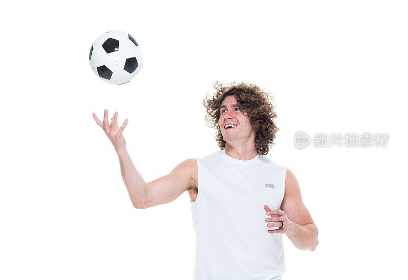 人持有soccerball