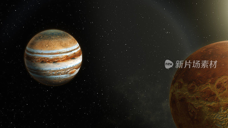 金星和木星行星会合
