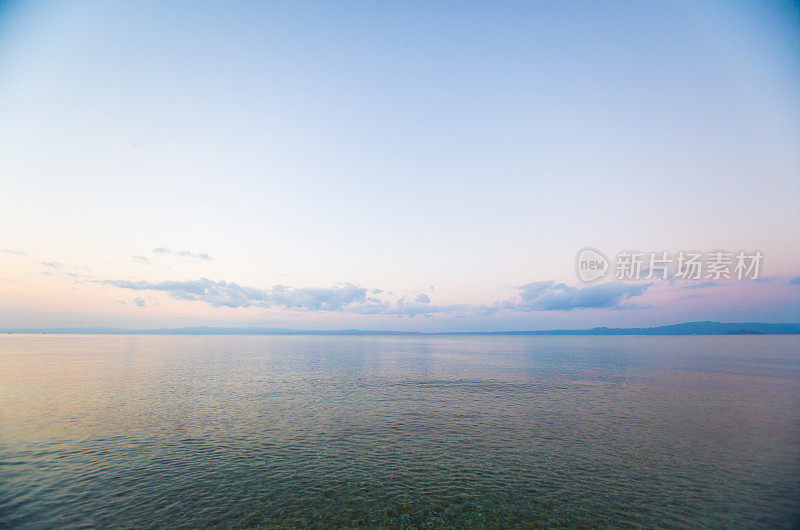 海景，夜晚极乐