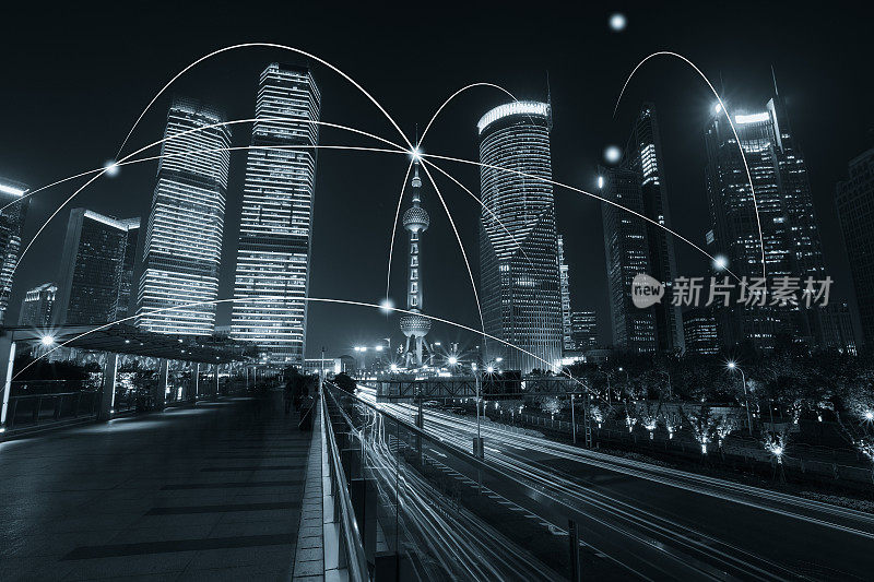 计算机网络连接现代城市和未来的互联网技术