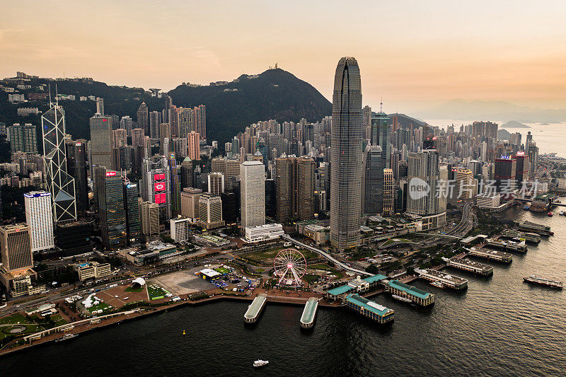 香港的夜景