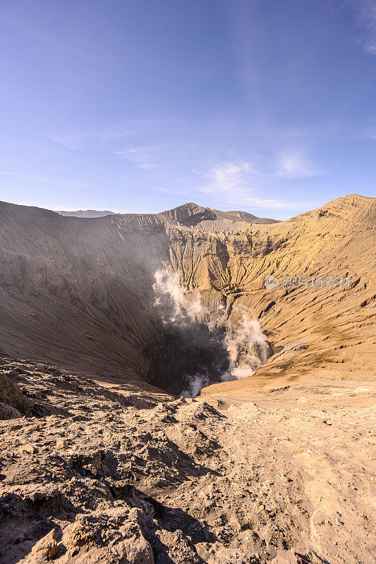 印度尼西亚的布罗莫火山口