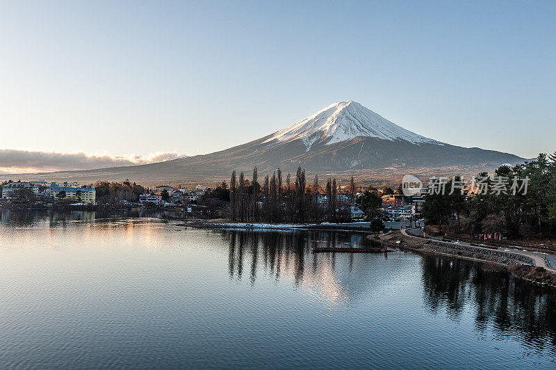 富士山的日出