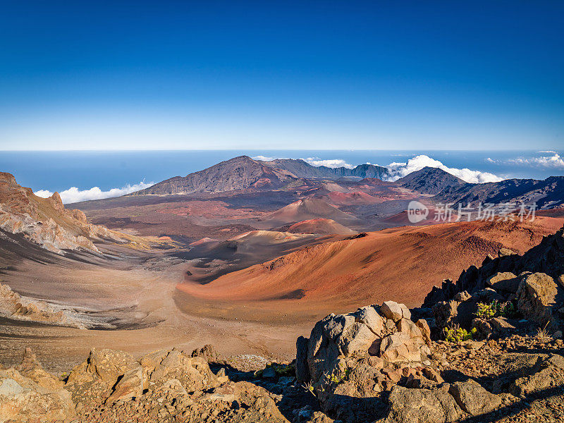 美国夏威夷毛伊岛哈雷阿卡拉火山景观