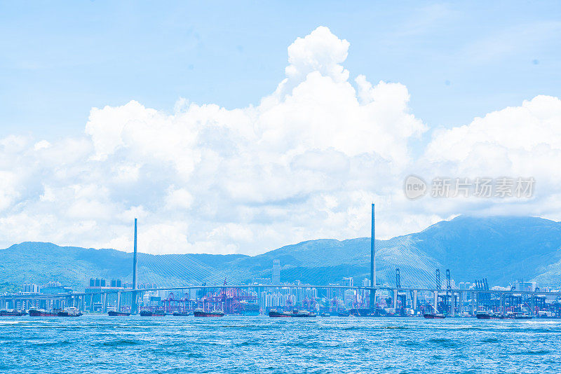 一览无余的香港海港景色