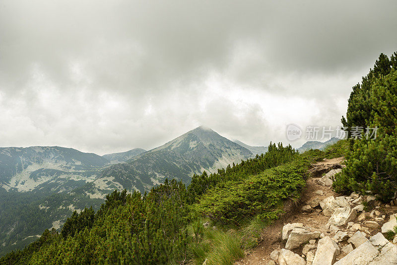 皮林山波波弗湖的小路