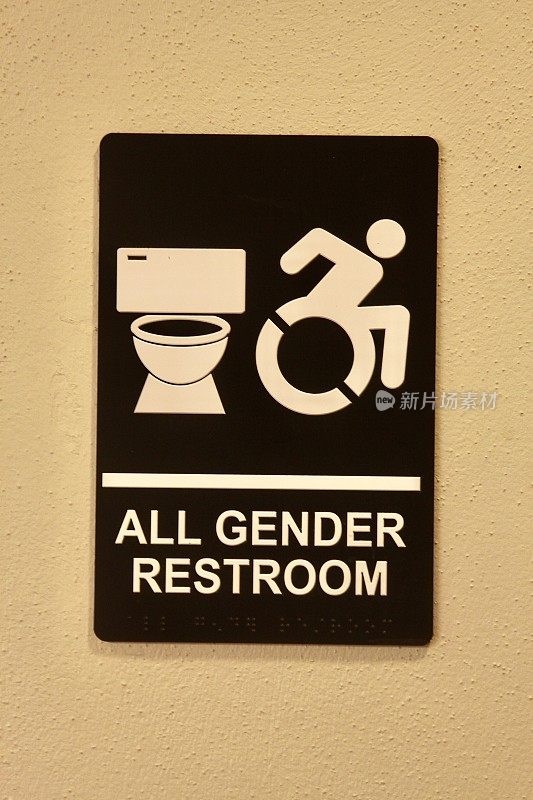 全性别卫生间标志