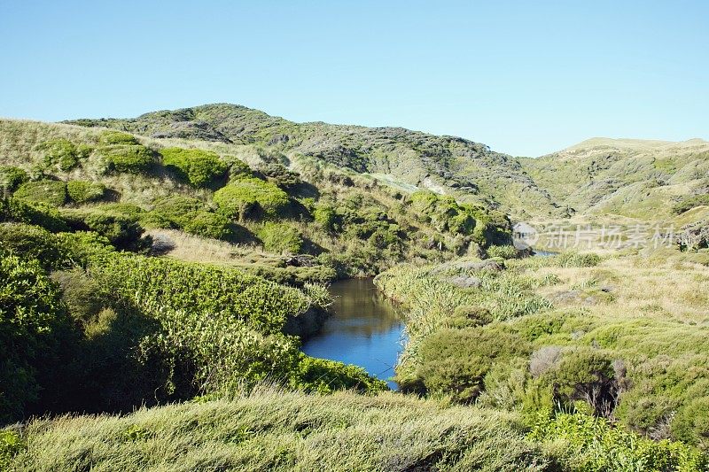 新西兰偏远乡村景观