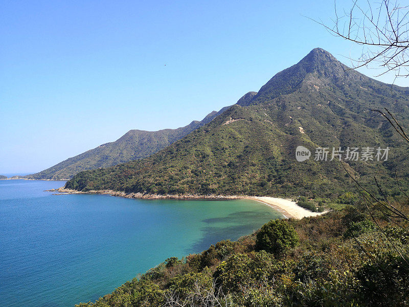 西贡东郊野公园南社湾泳滩及尖峰