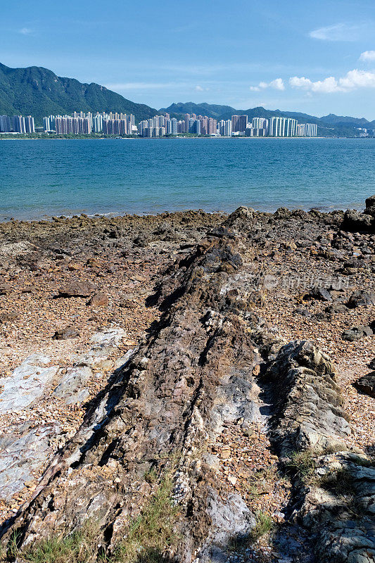 香港马石洲的古褶皱