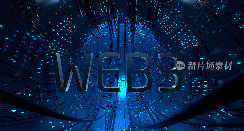 WEB3下一代万维网区块链技术，具有分散的信息、分布式的社交网络