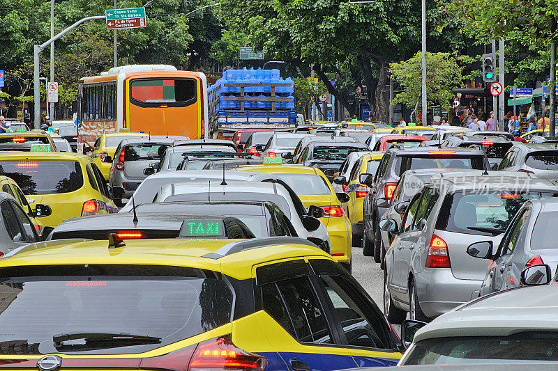 里约热内卢的交通堵塞