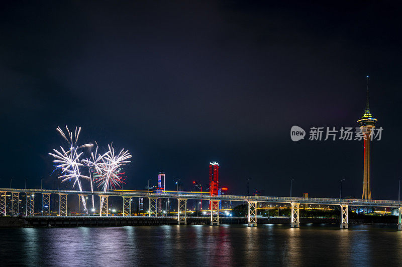 城市庆典节日烟花汇演