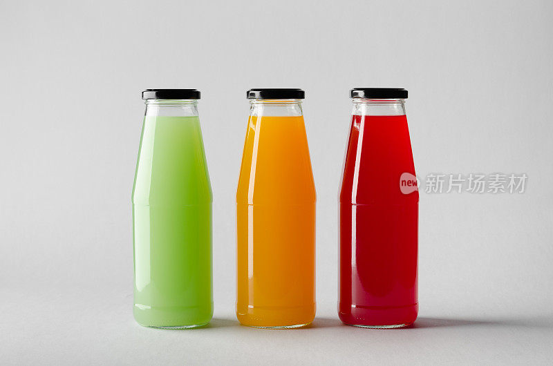 果汁瓶模型-三瓶