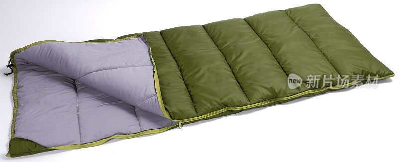 绿色的睡袋