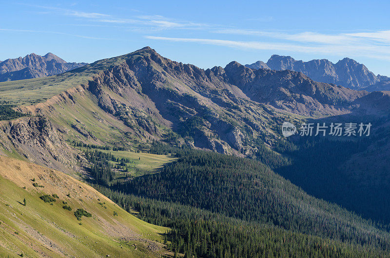 从山顶的风景