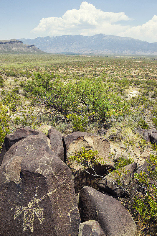 三河岩画遗址-美国新墨西哥州