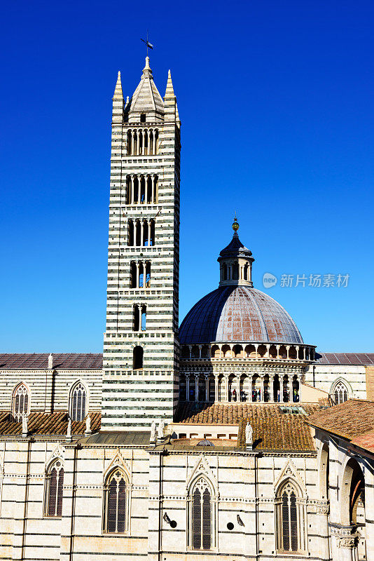 意大利锡耶纳大教堂钟楼