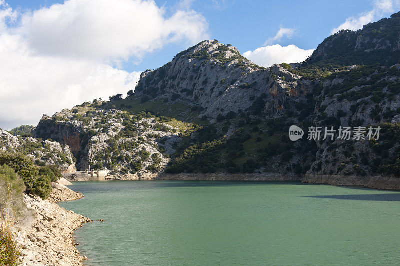 高格布劳水库湖，马略卡岛