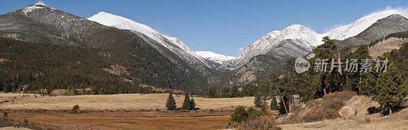 科罗拉多州落基山国家公园全景图