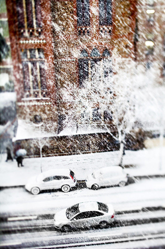 街上的雪