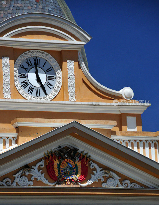 玻利维亚，拉巴斯:议会的钟