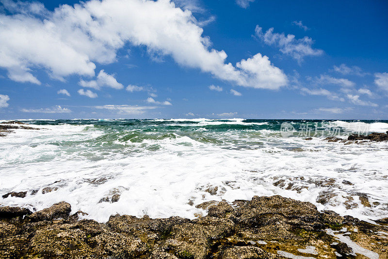 火山海景。Fuerteventura