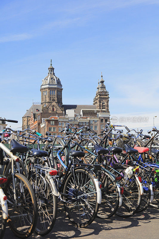 荷兰阿姆斯特丹的自行车