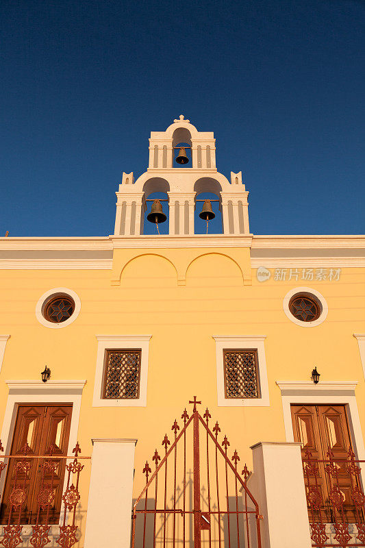 教堂的圣托里尼岛