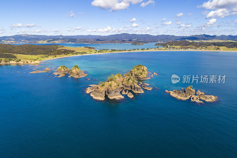 海湾群岛鸟瞰图