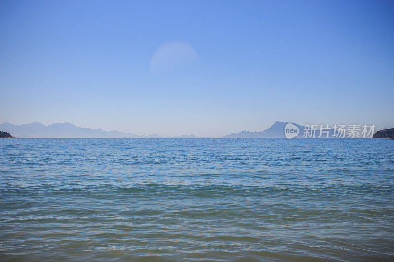 地平线上的大海-里约热内卢-巴西