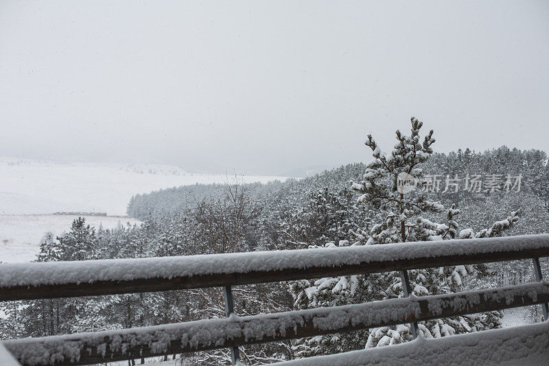 下雪的冬天