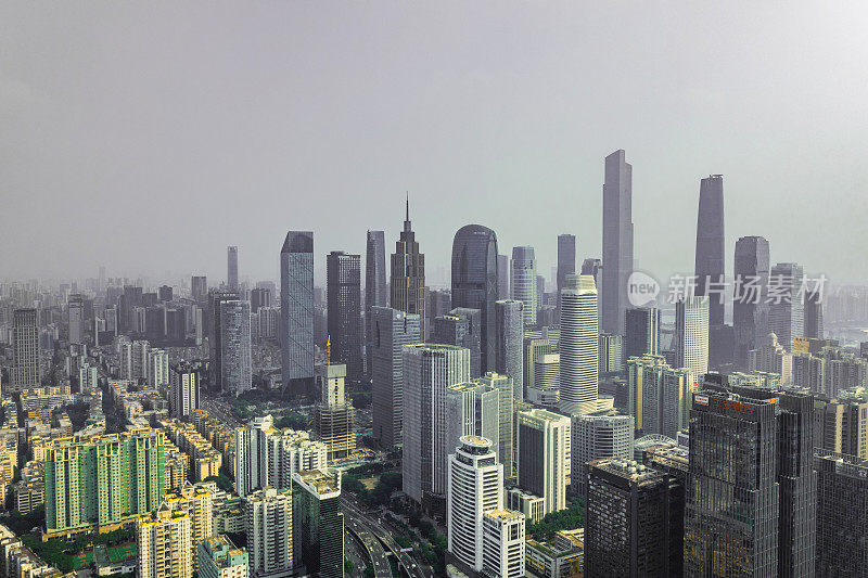 中国广东省广州市的城市风景