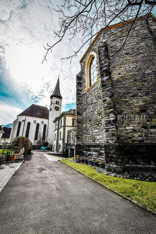 因特拉肯教堂，瑞士