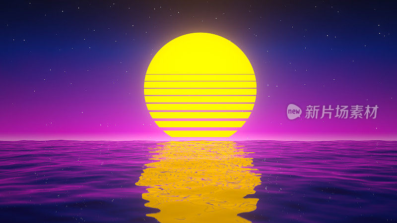 Synthwave背景