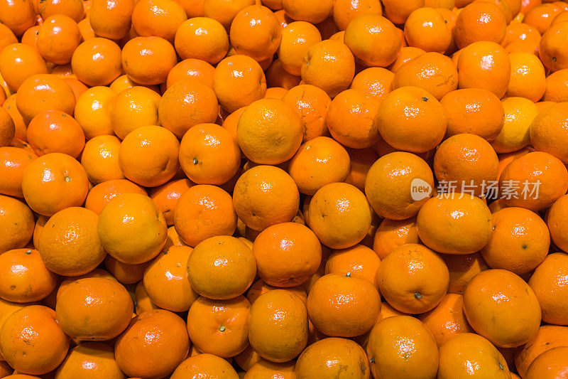 成堆的橘子