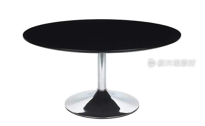 黑色的圆桌子