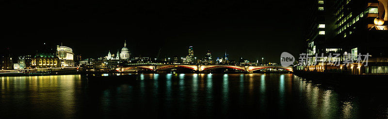 伦敦夜黑衣修士桥