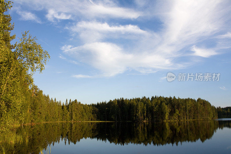 芬兰湖风景