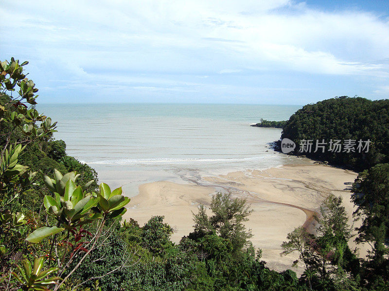 隐藏海湾Bako国家公园，沙捞越-马来西亚