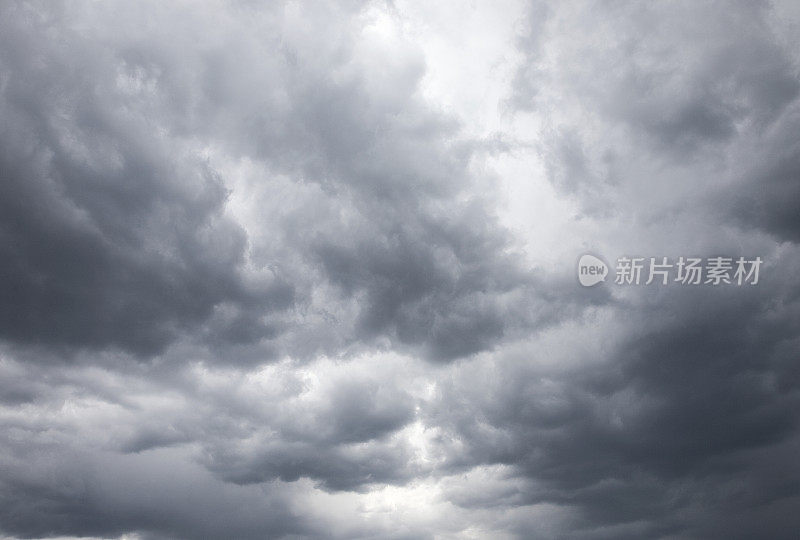 戏剧性的暴风雨云背景