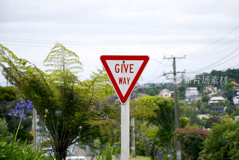 让道交通标志，新西兰