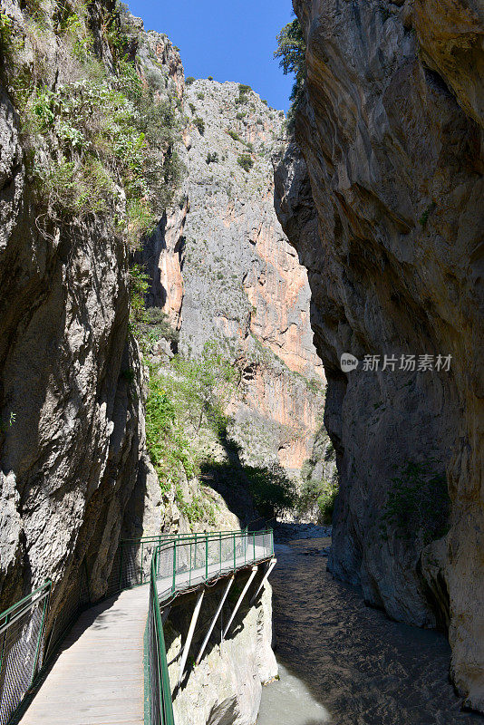 萨克里肯特峡谷费蒂耶土耳其