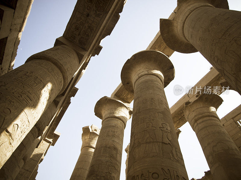 卡纳克神庙的柱子
